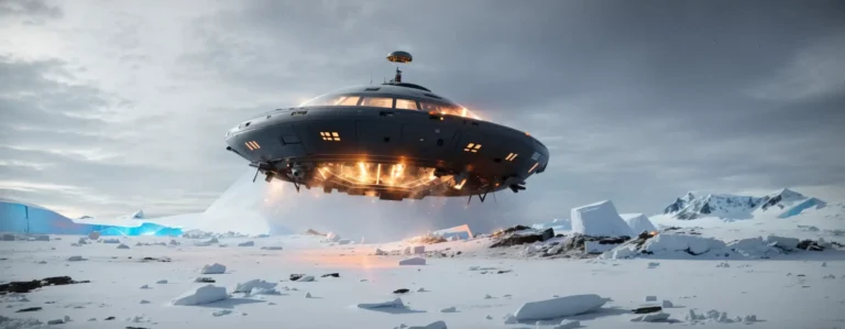 Another UFO Crash in Antarctica – Now Clearly Visible on Satellite Images Since 1997